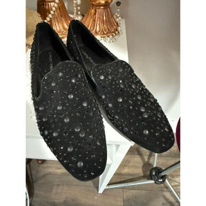 Donald Pliner Flat Loafers Studded 8